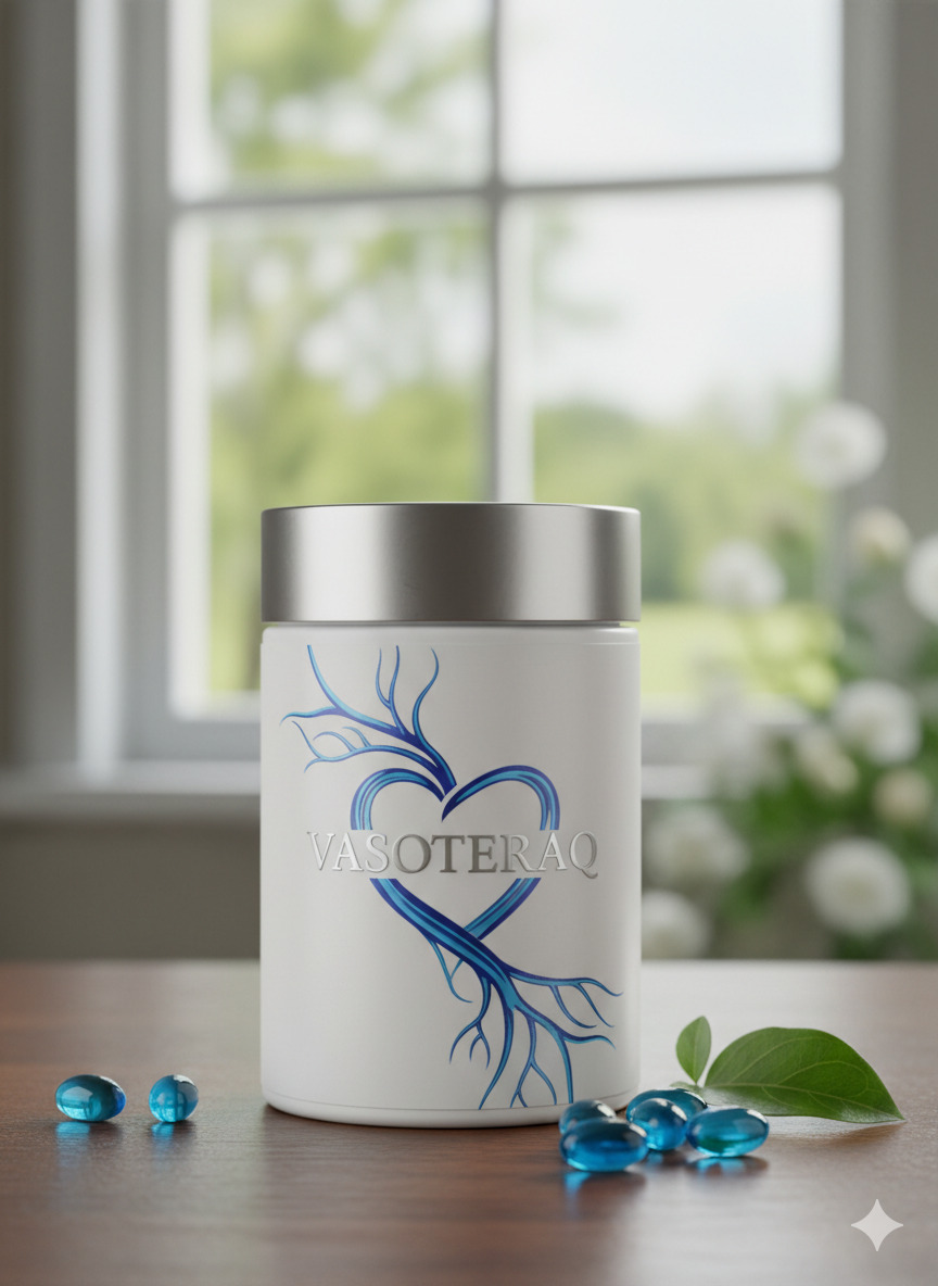 Vasoteraq dietary supplement bottle